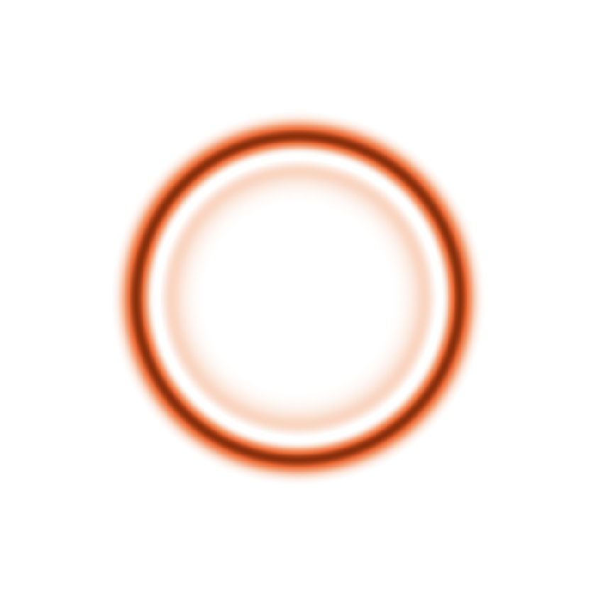 A thin bright double ring