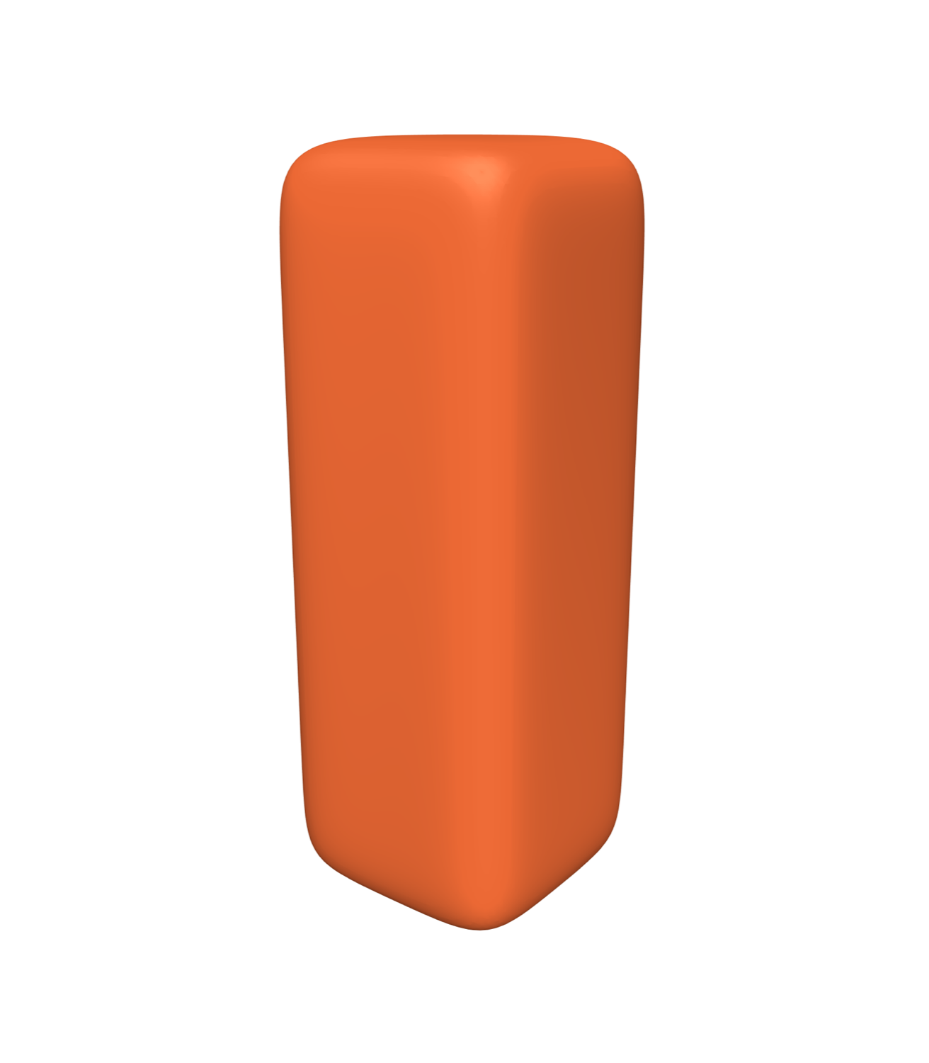 An undeformed blended bar