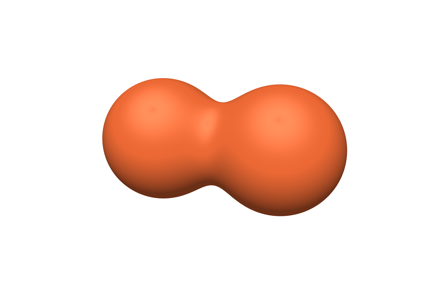 Union of two balls blended with k = 0.4