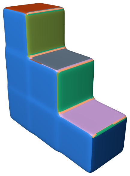 Segmentation at 5 degrees: thirteen sides